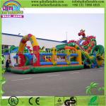 Popular Inflatable Toys Castle Slide Fun City for Amusement Park