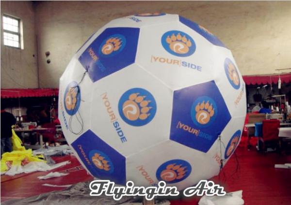 Quality 3m Diameter Customized Inflatable Football Model for Football Match and Game for sale