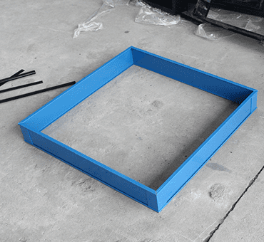 HVAC AHU System Sub - Hepa Air Filter W Type With Black Plastic Frame