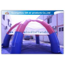 China Colorful Outdoor Dome inflatable tailgate tent personalized canopy tent with 6 Legs for sale