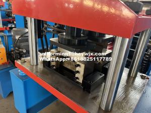 China 4+4kw Total Power Sliding Custom Roll Forming Machine With Hydraulic Cutting on sale