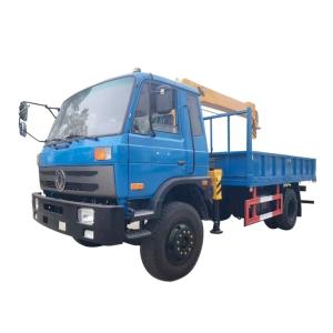 China Cargo Truck Mounted   Crane     Straight Boom Crane  Lifting  Truck on sale