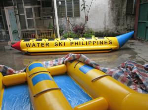 China Sea / Lake Inflatable Banana Boat Single Line For Outdoor Entertainment on sale