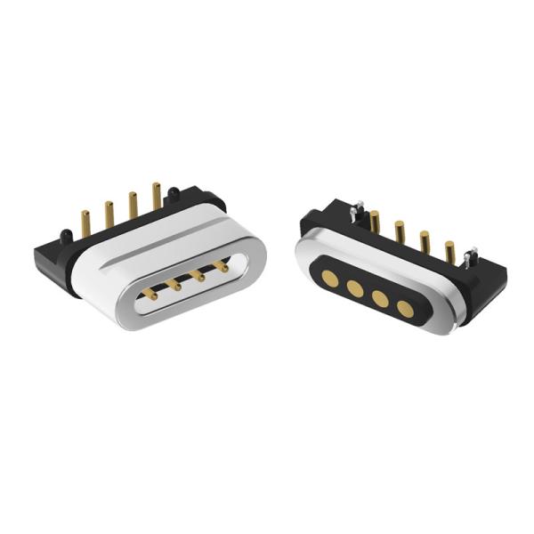 Quality 2.2mm Pitch Magnetic Connectors 3A Right Angle Pin Connector 4 Pin for sale