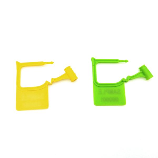 US-PSP01 Mini Plastic Hang Tag Indicative Padlock Security Seal With Laser Print