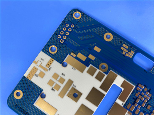 RO3206 PCB 25mil thickness substrate double Layer with Immersion Gold Finish for Microstrip patch antennas
