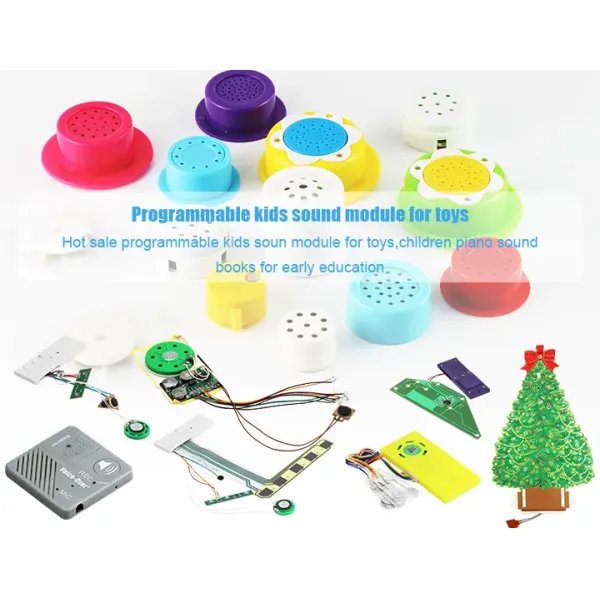 Waterproof Recordable Sound Chip with Customizable Sound Duration and Replaceable Battery for Greeting Cards and Toys
