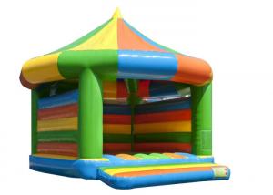 Kindergarten Baby Inflatable Bounce House Fireproof 6.5 * 5.2 * 5.1m Safe Nontoxic