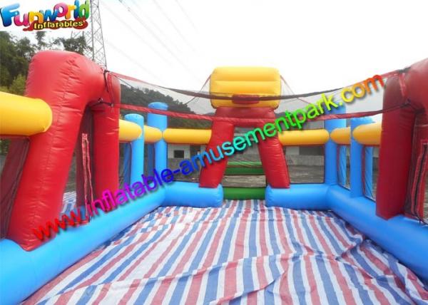 Three In One Inflatable Sports Games Volleyball Court Inflatable Football Field