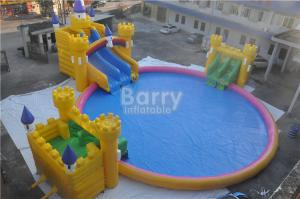 Wholesale Customized 0.9mm PVC Inflatable Water Park Ground Water Castle from china suppliers