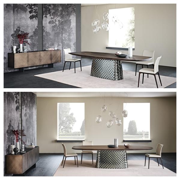 Bright Concave Industrial Wood Kitchen Table , Rectangle Rustic Wood Dining Table