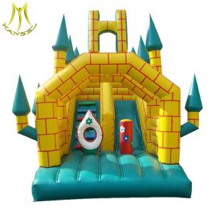 China Hansel china commercial inflatable bouncer with slide for inflatable games factory on sale