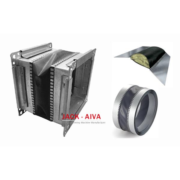 Flexible Duct Connector Making Machine With Notching Device