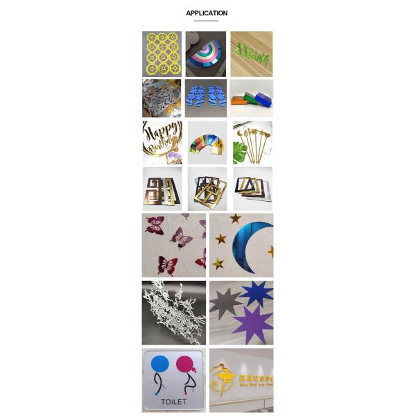 Silver 1020*2020mm 3mm Plastic Acrylic Sheet