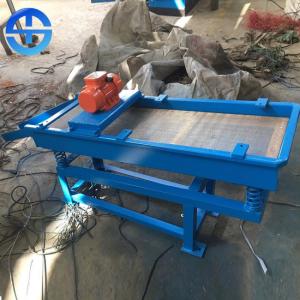 Wholesale 0.12KW 350*1200mm Linear Vibrating Screen Shaking Table from china suppliers