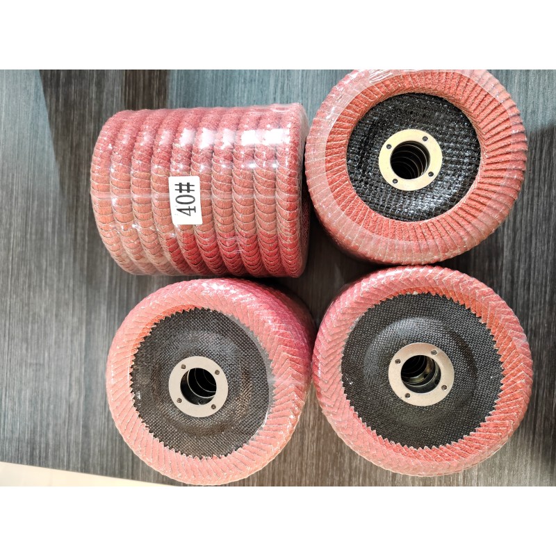 Full Coverage Ceramic Abrasive Flap Wheel Durable Sanding Disc for Angle Grinder