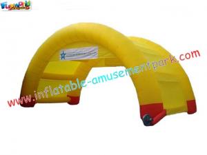 China Yellow color Inflatable advertisement arch rip-stop nylon material on sale
