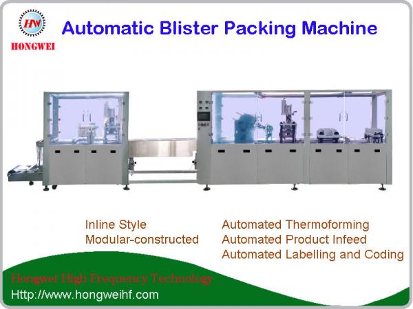 Quality Touch Screen HMI Automatic Blister Sealing Machine Inline Modular - Constructed for sale