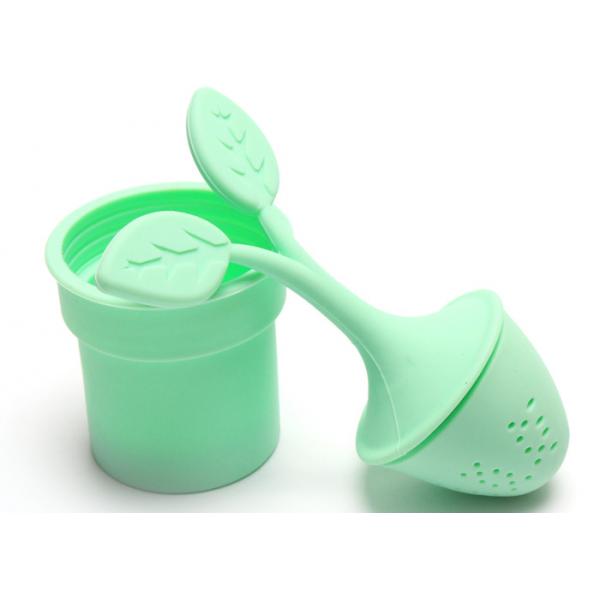 Leaf Shape Loose Leaf Silicone Tea Infuser Steeper Food Grade
