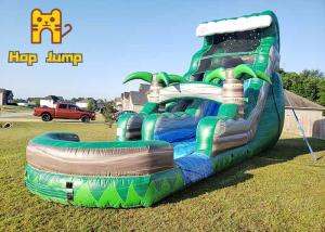 Wholesale Playground 1000D PVC Giant Blow Up Water Slide Fire Retardant from china suppliers