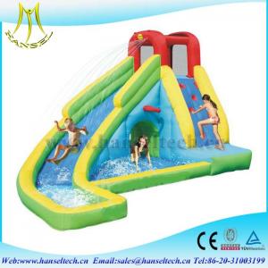Wholesale Hansel 2017 hot selling commercial PVC outdoor inflatable play area water slide rental from china suppliers