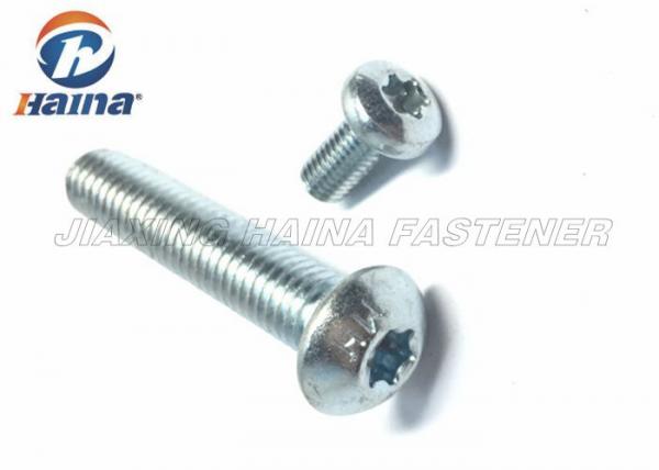 Quality ISO14583 Zinc plated Carbon steel Security Machine Screws for sale