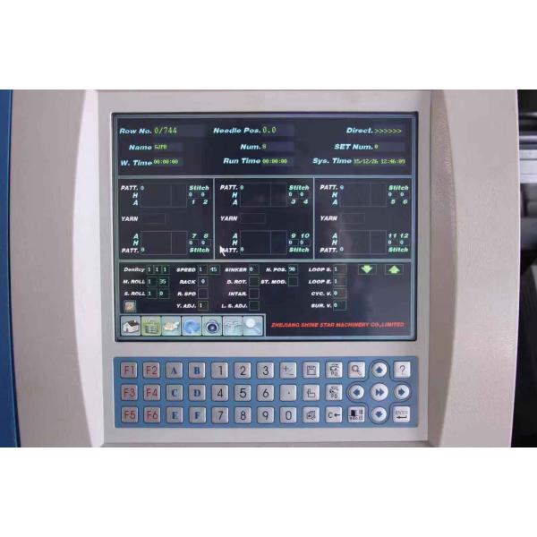 Latest Hengqiang System Steiger Sweater Flat Knitting Machine 12 Gauge Jacquard Single Carriage With Three System System