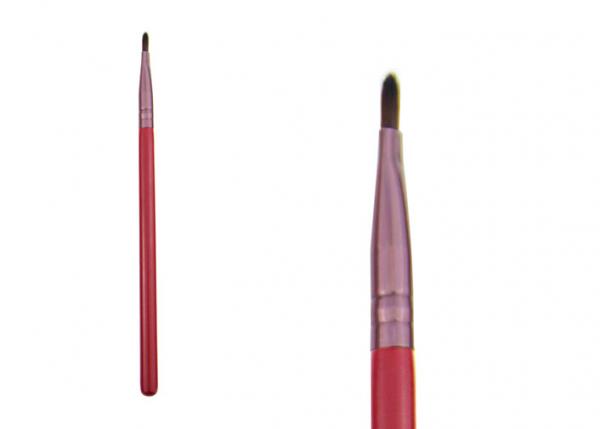 Quality Red Synthetic Hair Makeup Tools Lips Brush For For Lip Liner And Lip Gloss for sale