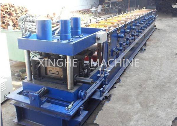 7.5 KW Galvanized Steel Purlin Roll Forming Machine With 6 Ton High Capacity