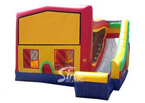 Wholesale PVC Tarpaulin Inflatable Bounce Houses With Slide Multifunctional from china suppliers