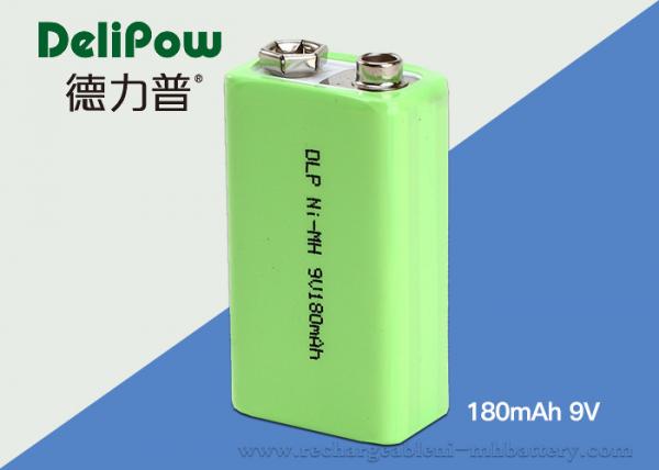 Quality Rapid Charge 180mAh 9V Rechargeable Nimh Batteries For Industrial for sale