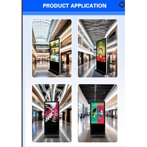 55 Inch 4K AI Talking 3D Animation interaction Voice Command Touch Screen Kiosk