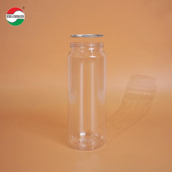 500ml Clear PET Beverage Can for Juice and Soft Drinks
