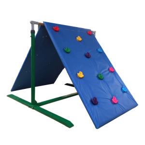 Wholesale Customized Color Kids Backyard Climbing Wall , Plastic Childrens Rock Climbing Wall from china suppliers