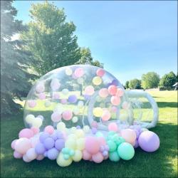 China Popular Dome Tent Transparent Inflatable Balloon Bubble House For Rent for sale