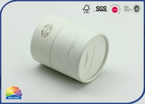 China Soy Candle Packaging Round Cylinder Tube Box Customize Logo Box on sale