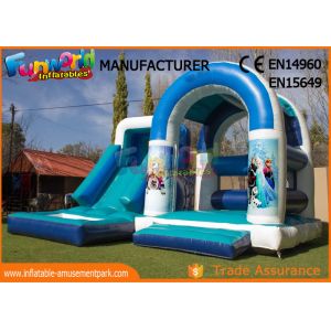 Wholesale Playground Combo Inflatable Frozen Jumping Castle / Blow Up Water Slide from china suppliers