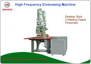 China Single Head Pvc Plastic Welding Machine , Automatic Welding Machine 2 Side Slides Contruction on sale