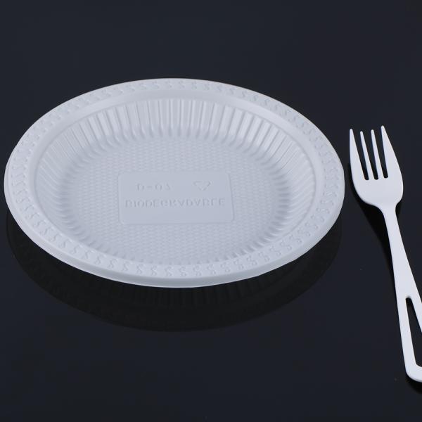 Compostable Dinner Plate 7 Inch PLA Tableware