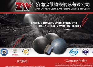 Wholesale Forged and high cr cast grinding ball for ball mill used in mining from china suppliers