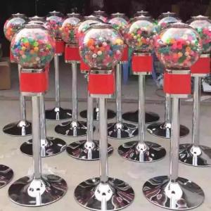 Wholesale Coin Operated Gumball Gashapon Capsule Toys / Candy Spiral Vending Machine from china suppliers