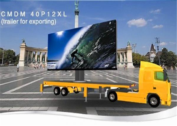 Quality Outdoor Full Color HD Video Mobile Truck Mounted LED Screen 27777 Pixels for sale