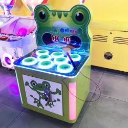 China Happy Kids Arcade Machine Game Ticket Redemption Hit Frog Mouse Hammer Arcade Cabinet Games for sale