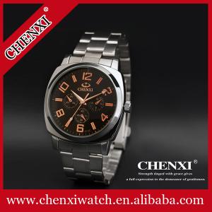 China Your Logo Custom Watches Rose Gold Big Number Dial Watch Stainless Steel Band Watches Man on sale