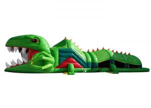 Wholesale Animal Theme Crocodile Tarpaulin 0.55MM Inflatable Obstacle Course from china suppliers