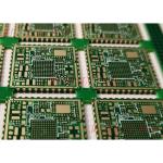 4 Layer PCB Castellated Holes 0.8 MM HDI Immersion Hard Gold Plating PCB