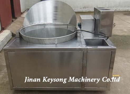 Automatic Batch Fryer Machine 2.2kw , Electric Fried Dough Machine Capacity 350kg / H