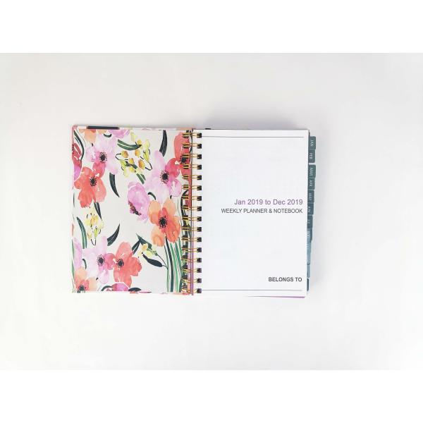 A5 Inspirational Quotes Work Tracker