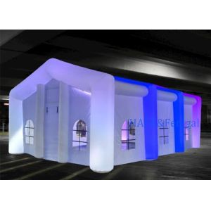 China Large Inflatable Cube Tent with LED Lighting For Large Gathering Events Parties on sale