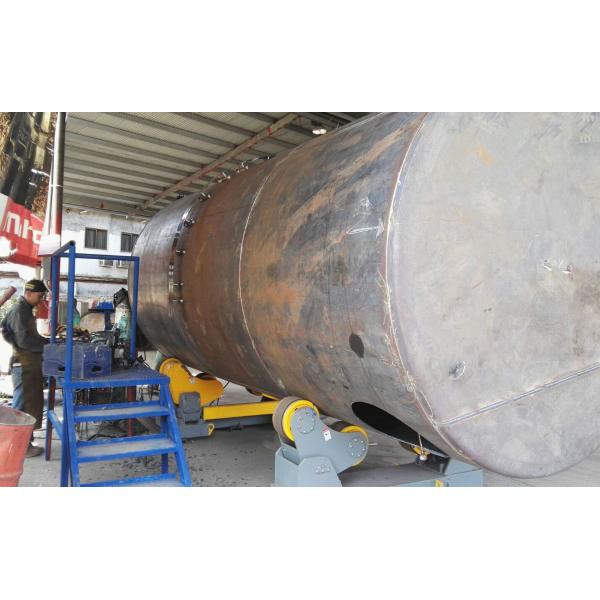 30 Ton PU Self - Aligning Pipe Welding Rotator Stands With Remote Hand Control